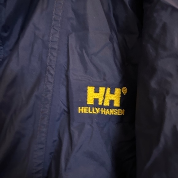 Helly Hansen medium 100%, nylon outer shell, yellow and blue jacket - Picture 4 of 8